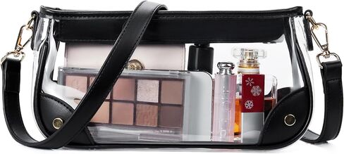 Telena Clear Purses for Women Stadium Crossbody Clear Bag for Stadium Events for Concert Festival with Adjustable Strap in Saudi Arabia