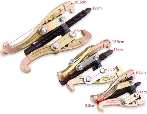 3 Jaws Puller 3inch 4inch 6inch Heavy Duty, Hub Bearing Puller Set, Car Van Wheel Gear Pulleys Remover Kit Tool for Slide Gears Pulleys and Flywheels in Saudi Arabia