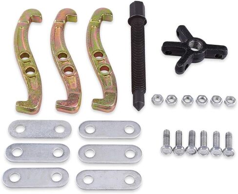 3 Jaws Puller 3inch 4inch 6inch Heavy Duty, Hub Bearing Puller Set, Car Van Wheel Gear Pulleys Remover Kit Tool for Slide Gears Pulleys and Flywheels in Saudi Arabia