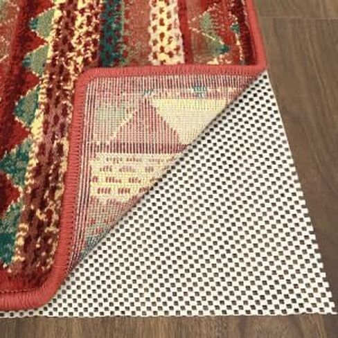 وسادة سجاد NANAN مقاس 3×5 للأرضيات الصلبة وديكور المنزل ووسادة سجادة غير قابلة للانزلاق ووسادة سجادة أساسية لأرضيات البلاط ومقابض سجادة مضادة للانزلاق تحافظ على السجاد آمنًا وفي مكانه in Kuwait