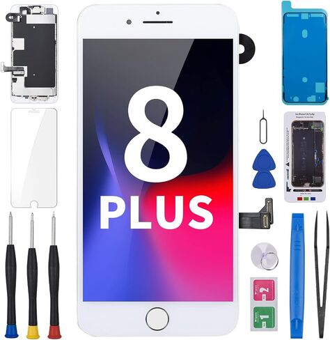 for iPhone 8 Plus Screen Replacement with Home Button 5.5" LCD in Kuwait