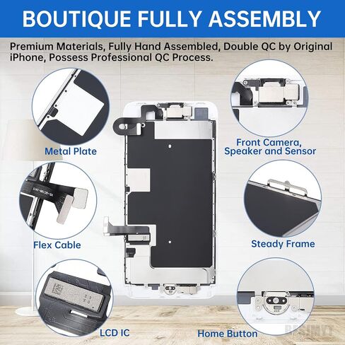 for iPhone 8 Plus Screen Replacement with Home Button 5.5" LCD in Kuwait