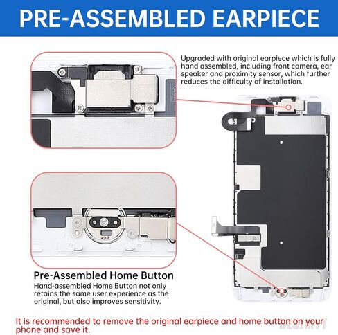 for iPhone 8 Plus Screen Replacement with Home Button 5.5" LCD in Kuwait