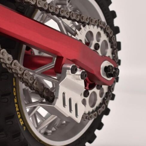 واقي حماية سلسلة SDSLD من الألومنيوم 7075، لأجزاء ترقية الدراجة النارية Losi Pro Moto-MX RTR FXR LOS264000 (فضي) in Kuwait