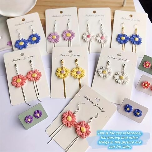 1PC Flower Silicone Mold for Polymer Clay Crafts with Detailed Floral Cavities for DIY Earrings, Pendants, Charms, Gray in Saudi Arabia
