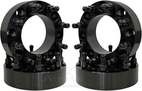 4 Wheel Adapters 8x6.5 to 8x180 Hub Centric 2" Thick for Chevy GMC 2500 HD 3500 in Saudi Arabia