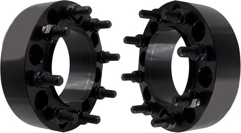 4 Wheel Adapters 8x6.5 to 8x180 Hub Centric 2" Thick for Chevy GMC 2500 HD 3500 in Saudi Arabia