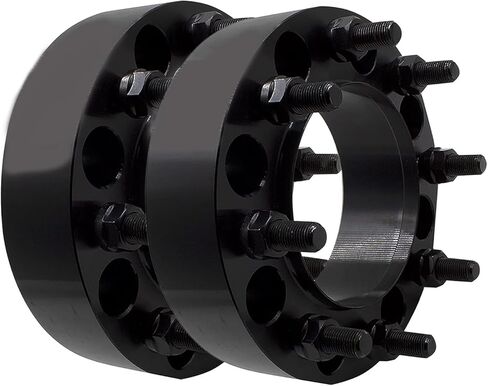 4 Wheel Adapters 8x6.5 to 8x180 Hub Centric 2" Thick for Chevy GMC 2500 HD 3500 in Saudi Arabia