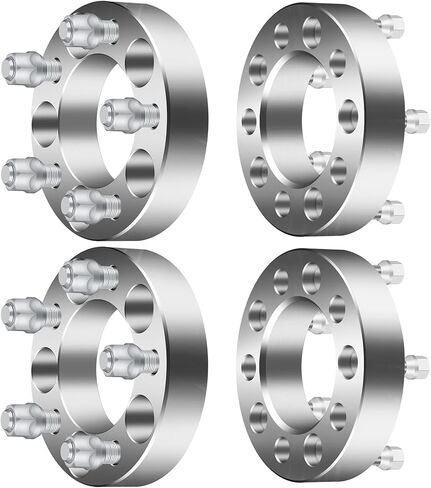 ECCPP 4PCS 1 inch Wheel Spacer 5x4.5 to 5x4.5 5x114.3mm to 5x114.3mm Wheel Spacers fits for Jeep Liberty 2006-2012| for Ford Edge 2007-2013| for Ford Explorer 1991-2010 with Bolt On 1/2" Studs in Saudi Arabia