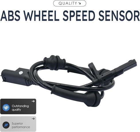 2Pcs Rear Left and Right Abs Wheel Speed Sensor Compatible with Ram Promaster City 68261733Aa Als2820 15 16 17 18 19 20 21 22 2015 2016 2017 2018 2019 2020 2021 2022 in Saudi Arabia