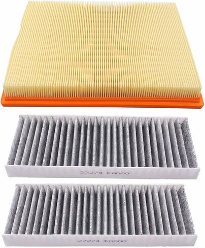 ApplianPar Engine Air Filter and 2Pcs Cabin Air Filter for Nissan NV1500 NV2500 NV3500 Frontier Pathfinder Xterra for Suzuki Equator in Saudi Arabia