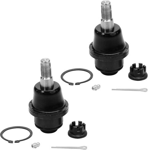 Detroit Axle - Front 4pc Ball Joints Tie Rods for Chevrolet Silverado GMC Sierra Suburban Yukon XL 1500 Tahoe Avalanche Cadillac Escalade ESV EXT, 2 Lower Ball Joints 2 Outer Tie Rod Ends Replacement in Saudi Arabia