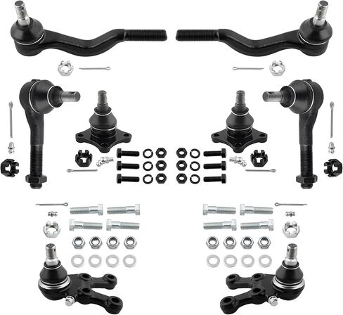 BOXI (Set of 8) Front Upper Lower Ball Joints Inner Outer Tie Rod Ends Fit for Mitsubishi Montero 1992 1993 1994 1995 1996 1997 1998 1999 2000/Montero Sport 1997-2004 | K9753 K9754 K9755 ES3386 ES3387 in Saudi Arabia