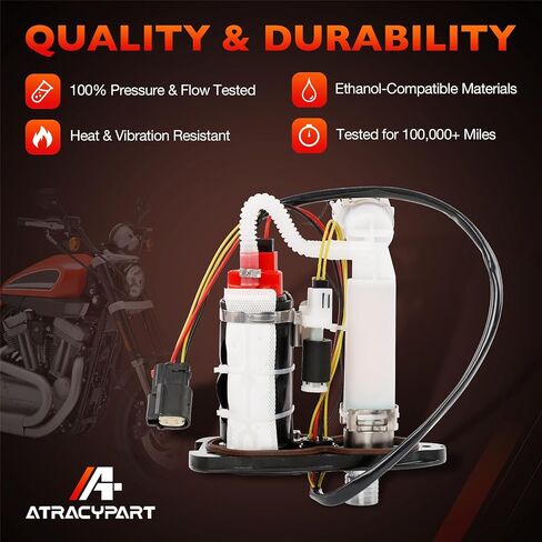 75305-07A 75268-07F Fuel Pump Module Assembly Compatible with 2007-2019 Harley-Davidson Sportster 883 1200, Replace for 75268-07, 75301-07, 75304-07A, 61015-04A, 6993-03-045, 25386438-03, 1067-CH in Saudi Arabia