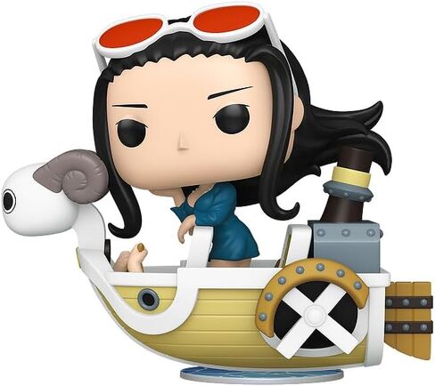 Funko Pop! Anime: One Piece - Nico Robin with Mini Merry II 6-Inch Deluxe Vinyl Figure Collectibles Bundle with Box Protector in Saudi Arabia