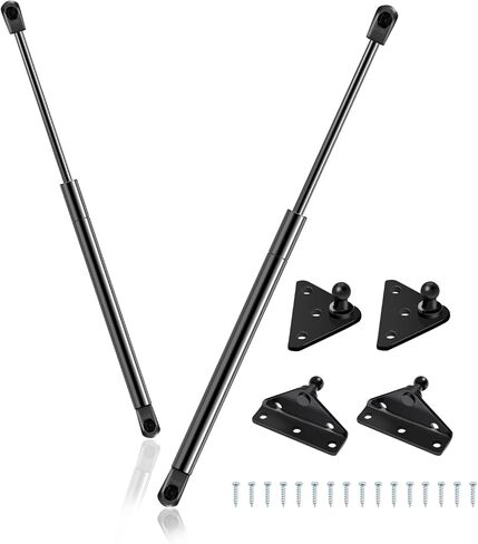 Qty (2) SPD-GSNI-5250-60 18.5in 60lb/267N Universal Gas Strut Shock with Mounting Bracket for Boat Seat Engine Hatch Cover, ML18-60 Spring Lift Support for Truck RV Camper Toolbox Hatch Door in Saudi Arabia