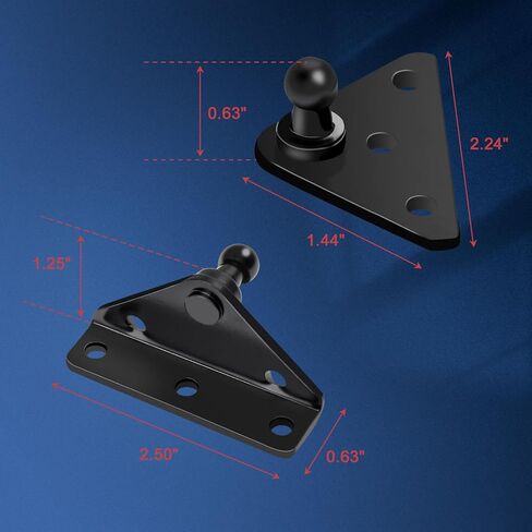 Qty (2) SPD-GSNI-5250-60 18.5in 60lb/267N Universal Gas Strut Shock with Mounting Bracket for Boat Seat Engine Hatch Cover, ML18-60 Spring Lift Support for Truck RV Camper Toolbox Hatch Door in Saudi Arabia