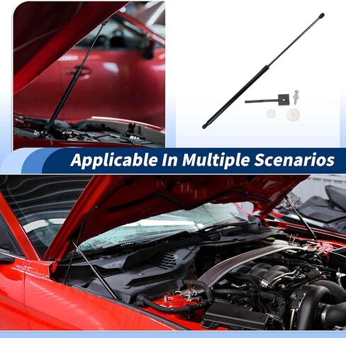 Front Hood Lift Supports Struts for Volkswagen Golf 8 MK8 R 2022-2024 Gas Spring Shocks with Mounting Brackets in Kuwait