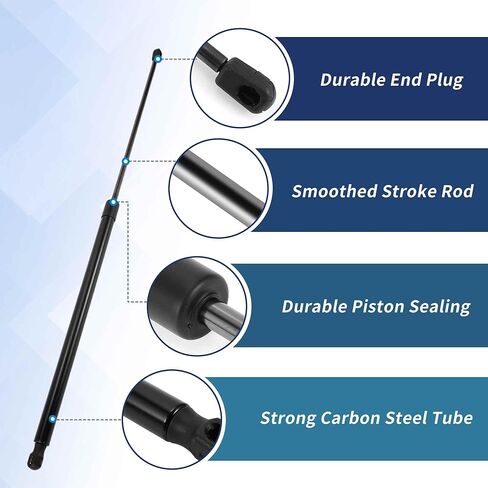 Front Hood Lift Supports Struts for Volkswagen Golf 8 MK8 R 2022-2024 Gas Spring Shocks with Mounting Brackets in Kuwait