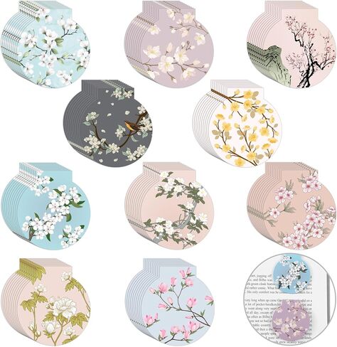 100 Pcs Magnetic Bookmarks Bulk Misty Magnet Book Marker Clips Pastel Reading Awards for Women Office Book Lover Gifts in Saudi Arabia