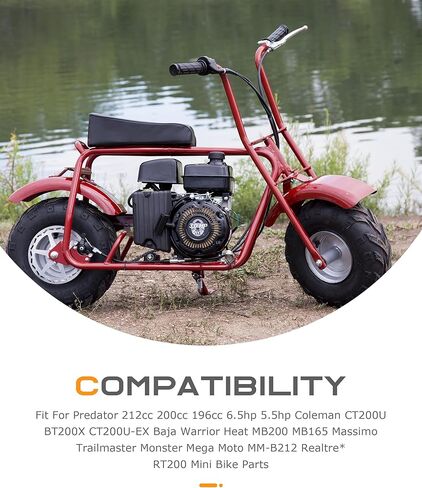 كابل خانق 50 بوصة، ملحقات السيارة استبدال كابل خانق صغير متين للدراجة، مناسب لـ CT200U Mini Baja MB165 196cc 5.5hp MB200 200cc 6.5hp Pit Bike Heat Warrior MOTOVOX MBX10 (أخضر) in Kuwait