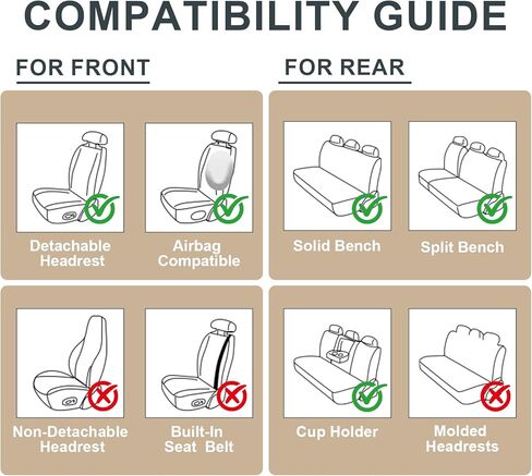 Car Seat Covers for Gmc Canyon 2007-2025, Nappa Leather Car Seat Cover Waterproof Seat Protectors Breathable Cushions (Black Coffee,5 Seats Standard) in Saudi Arabia