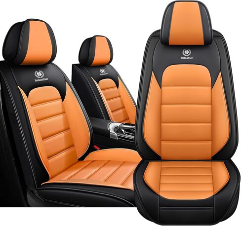 Car Seat Covers for Gmc Canyon 2007-2025, Nappa Leather Car Seat Cover Waterproof Seat Protectors Breathable Cushions (Black Coffee,5 Seats Standard) in Saudi Arabia