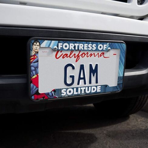 GRAPHICS & MORE Superman Fortress of Solitude License Plate Tag Frame in Saudi Arabia