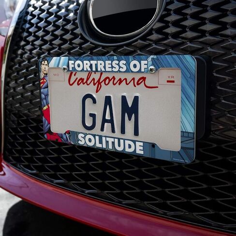 GRAPHICS & MORE Superman Fortress of Solitude License Plate Tag Frame in Saudi Arabia
