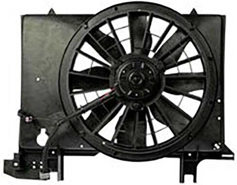 Engine Cooling Fan Assembly 1PC Replaces 8631120, 9142878 Compatible with Volvo S70 1999 2000 1998 Compatible with Volvo V70 1998 1999 2000 in Saudi Arabia