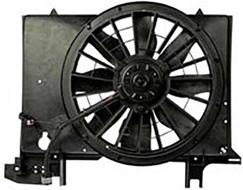 Engine Cooling Fan Assembly 1PC Replaces 8631120, 9142878 Compatible with Volvo S70 1999 2000 1998 Compatible with Volvo V70 1998 1999 2000 in Saudi Arabia