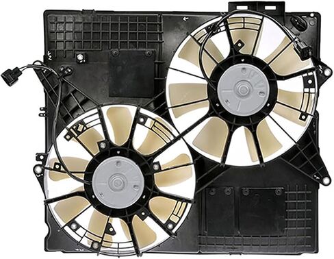 مجموعة مروحة تبريد المحرك قطعة واحدة تحل محل 19129771، 19129772 متوافقة مع كاديلاك CTS 2009 متوافقة مع كاديلاك STS 2006 2007 2008 2009 in Saudi Arabia