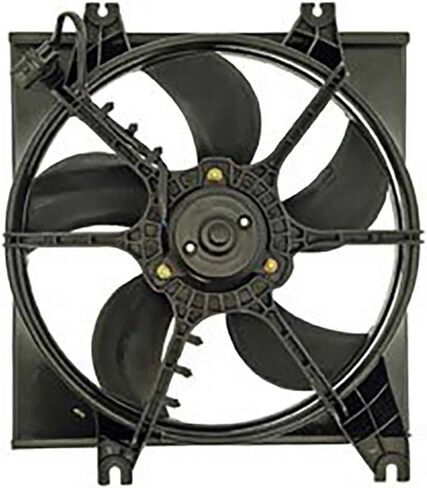 Engine Cooling Fan Assembly 1PC Replaces 2523125000, 2535025000 Compatible with Dodge Verna 2004 2005 Compatible with Hyundai Accent 2000 2004 2005 2001 2002 2003 in Saudi Arabia