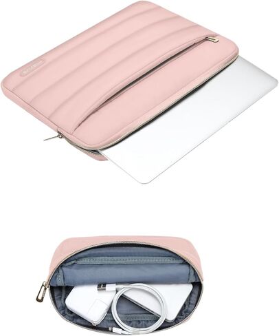حافظة MOSISO متوافقة مع جهاز MacBook Pro 13 بوصة M2 2024-2016 A2338 M1 A2251 A2289 A2159 A1989 A1708 A1706، غطاء بلاستيكي صلب وغطاء لوحة مفاتيح وواقي شاشة وحقيبة وحقيبة مع حقيبة صغيرة، وردي طباشيري ووردي in Saudi Arabia