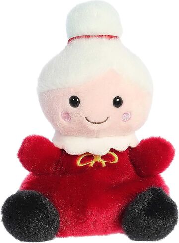 حيوان محشو Aurora® Adorable Palm Pals™ Mrs. Claus™ - متعة بحجم الجيب - اللعب أثناء التنقل - أحمر 5 بوصات in Saudi Arabia