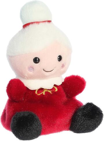 حيوان محشو Aurora® Adorable Palm Pals™ Mrs. Claus™ - متعة بحجم الجيب - اللعب أثناء التنقل - أحمر 5 بوصات in Saudi Arabia
