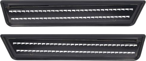 HECASA Rear Side Marker Lights Smoke Lens Red LED Compatible with 2008-2014 Dodge Challenger Charger Replacement for 68039504AA 68039505AA LED Rear Bumper Signal Fender Parking Marker Lamp 2Pcs in Saudi Arabia