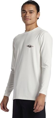 تيشيرت Quiksilver Everyday Surf بأكمام طويلة أبيض/أبيض 3XL in Saudi Arabia