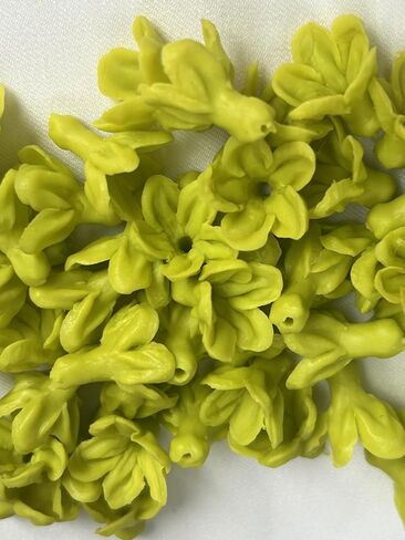 50 PCS Pakalana 03 Cowslip Creeper Flower Clay Beads for Jewelry Making DIY Craft Supplies in Saudi Arabia