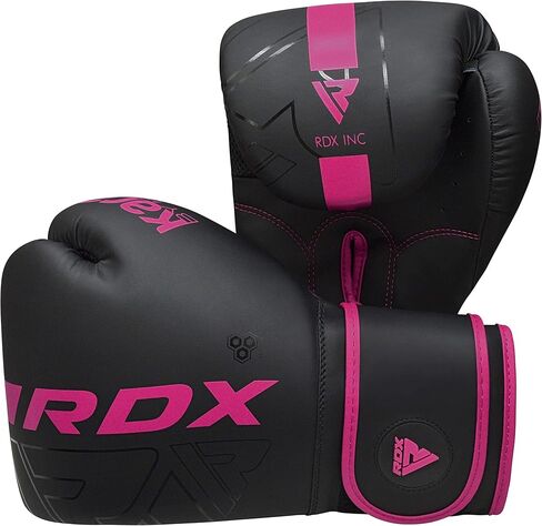 RDX Women Boxing Gloves Sparring Muay Thai, Premium Maya Hide Leather, Kara Patent Pending, Kickboxing MMA Training, Punch Bag, Focus Mitts Pads Double end Ball Punching Workout in Kuwait
