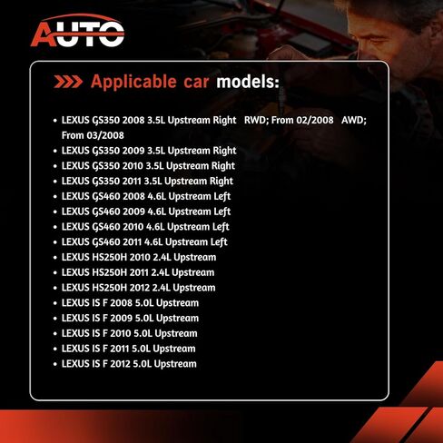 2 حزمة 234-9068-234-9048 مستشعر الأوكسجين O2 الاستشعار المنبع والمصب لاستبدال لكزس IS250 2008-2011 2.5L V6 in Saudi Arabia