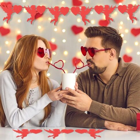 72 Pcs Valentine's Day Cupid Cutouts - Red Cupid Cut-Outs Paper Die Cuts for Classroom, School Bulletin Board, Wedding, Anniversary Decorations in Saudi Arabia