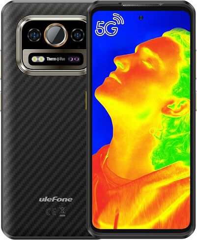 Ulefone Armor 25T 4G Rugged Phone, Thermal Imaging 64MP+50MP Camera, 12GB+256GB MTK Helio G99, 6500mAh(33W), 30W Wireless Charging, 6.78" FHD+ 120Hz Corning Gorilla Screen, Android 14 in Kuwait