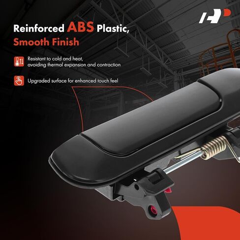 A-Premium Front or Rear Left Driver Side Exterior Door Handle Compatible with Nissan Altima 1998 1999 2000 2001 Sedan, Smooth Black, Replace# 80607-1Z210, 80607-9E001 in Saudi Arabia