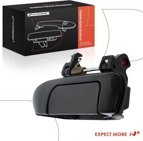 A-Premium Front or Rear Left Driver Side Exterior Door Handle Compatible with Nissan Altima 1998 1999 2000 2001 Sedan, Smooth Black, Replace# 80607-1Z210, 80607-9E001 in Saudi Arabia