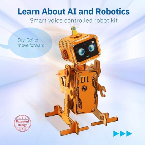 مجموعة الروبوتات الجذعية للأطفال من سن 8 إلى 12 عامًا، مجموعة العلوم الروبوتية الذكية التفاعلية للتحكم الصوتي للأطفال من سن 8 إلى 12 عامًا، لعشاق العلوم والتكنولوجيا in Kuwait