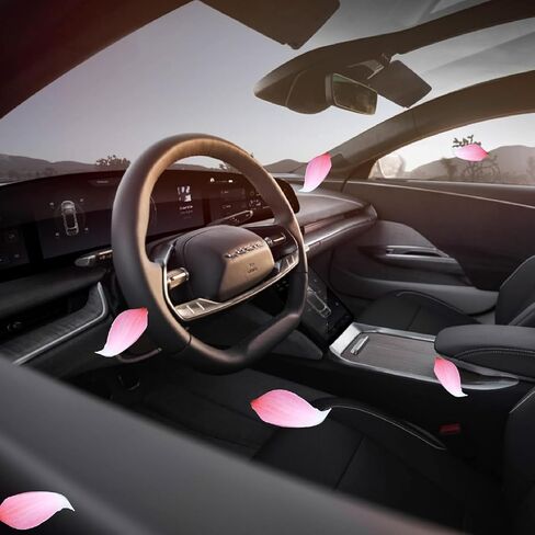 Cute Pink Cat Pilot Car Air Fresheners, Pink Cat Air Vent Clips, Cartoon Pilot Rotating Car Diffuser Decorations, Auto Air Conditioner Outlet Clips with 2 Packs Replacement Tablets in Saudi Arabia