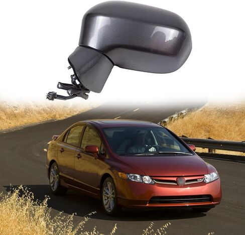 Passenger Side Mirror Assembly Fit for 2006 2007 2008 2009 2010 2011 HONDA CIVIC Car Rear View Mirror Side Mirror Replacement Lens Adjustment in Saudi Arabia