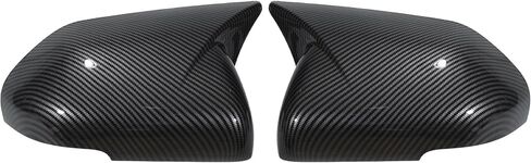 Motoforti 2PCS الجانب الأيسر الأيمن Ox Horn Wing غطاء مرآة غطاء لسيارة Ford Explorer 2020-2024، غطاء مرآة الرؤية الخلفية للسيارة، غطاء مرآة الباب الخارجي، غطاء مرآة الرؤية الخلفية للسائق والركاب in Saudi Arabia