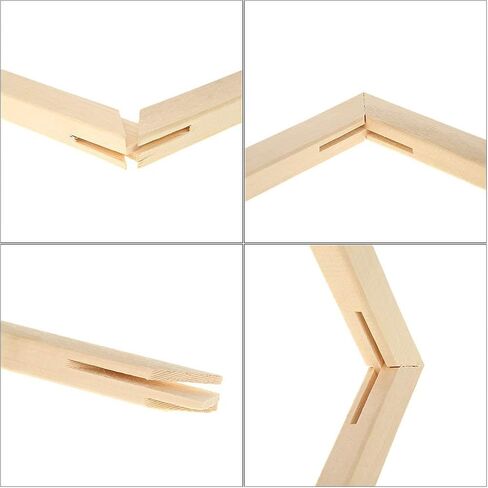 طقم إطارات قماشية من الخشب الصلب من MingSH مقاس 16 × 20 بوصة للطلاء حسب الرقم والرسم الزيتي والرسم الماسي حسب العدد إطارات فنية خشبية in Saudi Arabia
